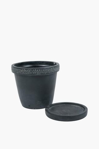 Mansa Ceramic Planter, 15x17cm