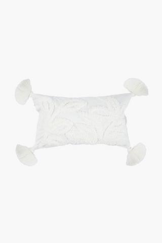 Tufted Floral Scatter Cushion, 30x50cm