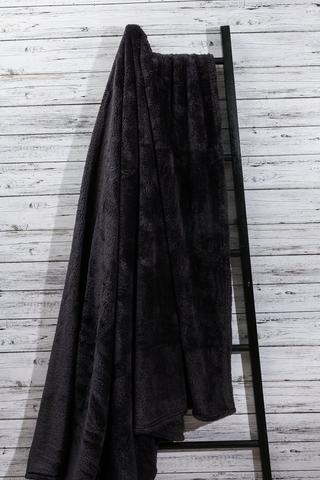 Long Pile Plain Blanket, 180x200cm