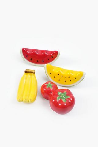 4 Pack Fruits Paint Brush Holder