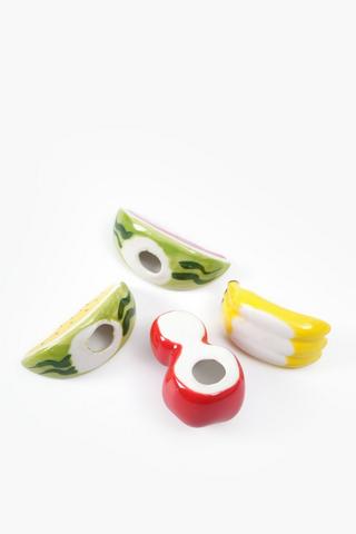 4 Pack Fruits Paint Brush Holder