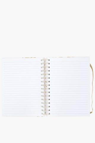 A5 Leapoard Print Stay Wild Notebook