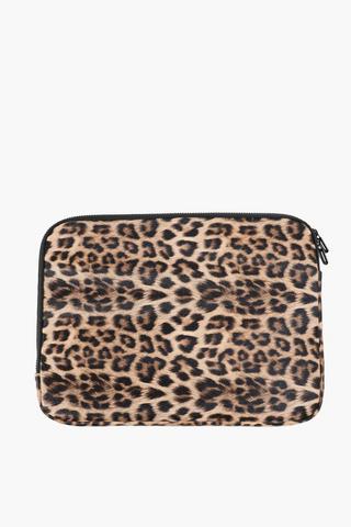 Pinted Pu Leopard Laptop Sleeve