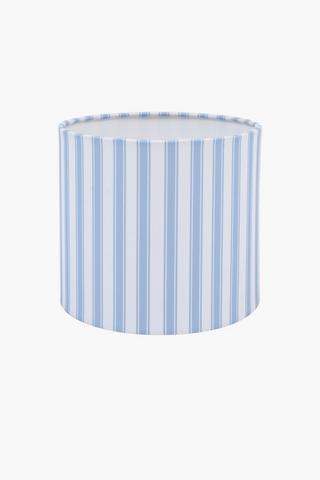 Printed Stripe Drum Lamp Shade, 20x18cm