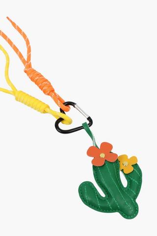 Cactus Bag Charm Keyring