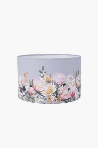 Printed Fuji Drum Lamp Shade, 31x20cm