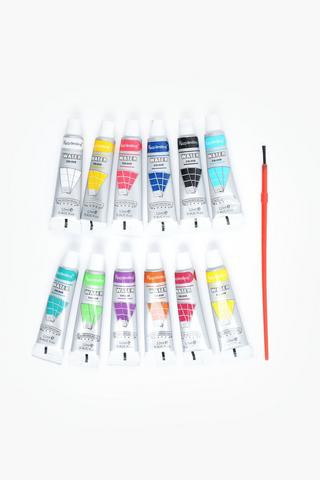 12 Piece Water Colour Paint Set