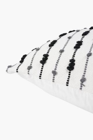 Textured Madison Scatter Cover Only, 60x60cm