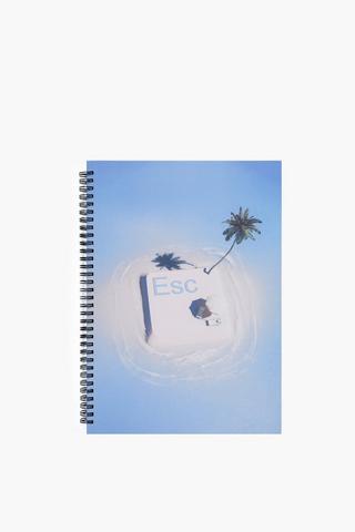A5 Escape Button Notebook
