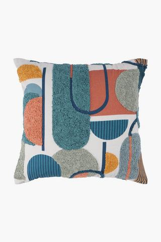 Crewel Tufted Meru Scatter Cushion, 50x50cm