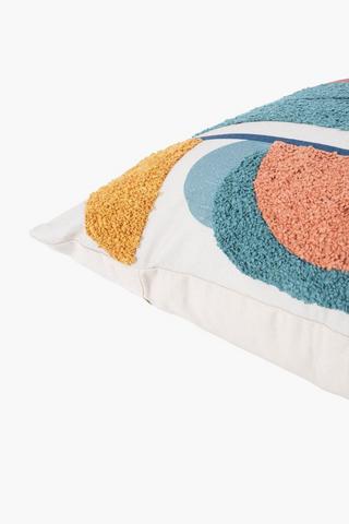 Crewel Tufted Meru Scatter Cushion, 50x50cm