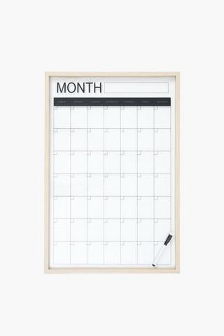 Memo Board Monthly Planner Clear