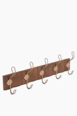 Slat 5 Wall Hook, 56x16cm
