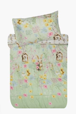 Soft Touch Bia Bunny Garden Reversible Comforter Set