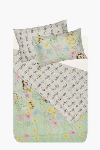 Soft Touch Bia Bunny Garden Reversible Comforter Set