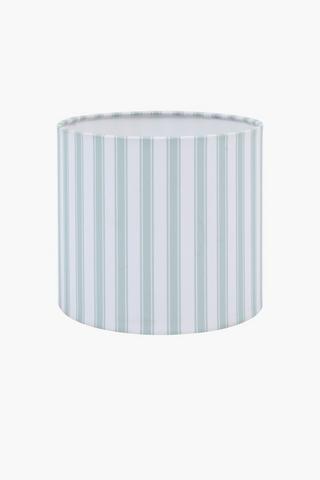 Printed Stripe Drum Lamp Shade, 20x18cm