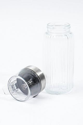 Glass Bottle Pourer With Lid