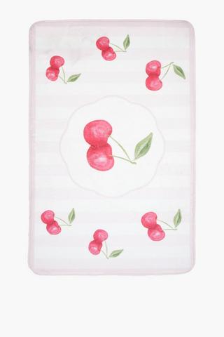 Cherry Block Rug, 70x110cm
