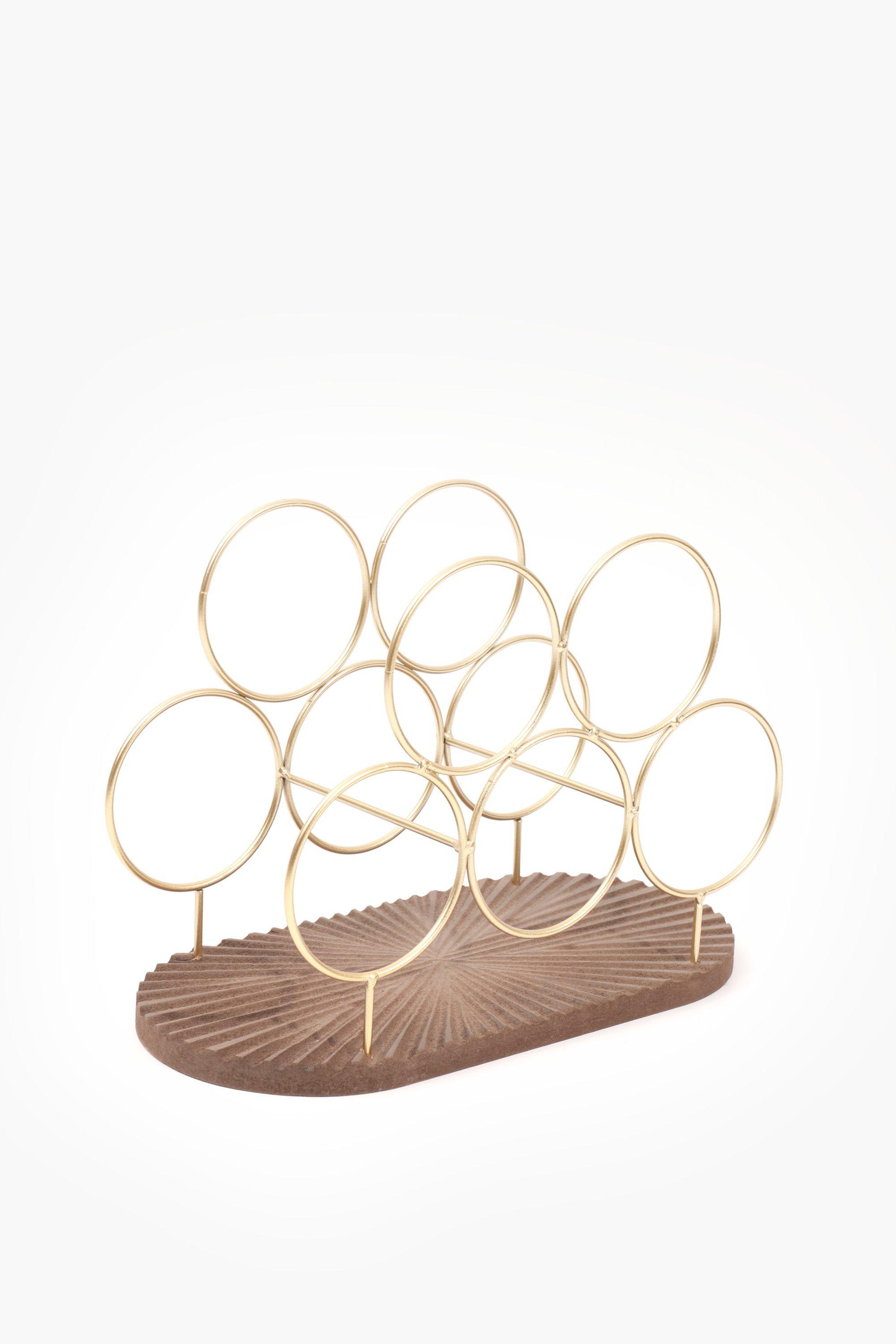 Metallic Wine Rack