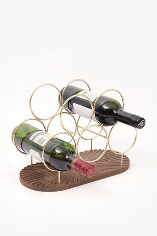 Metallic Wine Rack