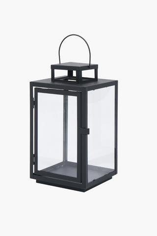 Square Metal Lantern, 15x28cm