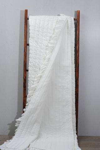 Soft Touch Clipped Geometric Frill Quilt