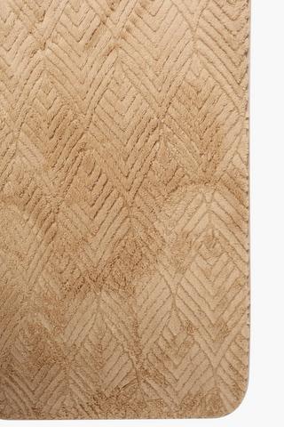 2 Piece Petal Foam Bath Mat Set