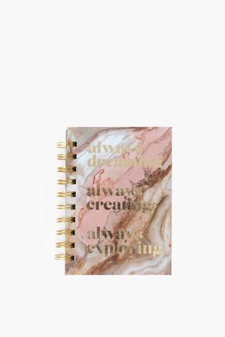 A6 Rinnes Spiral Notebook