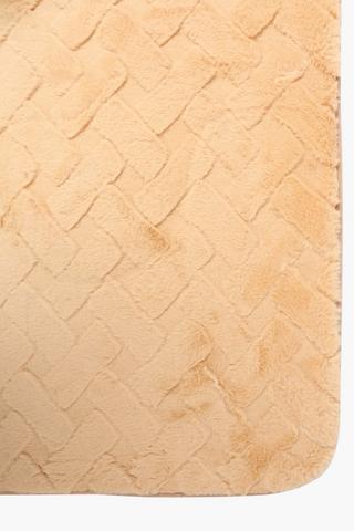 2 Piece Petal Foam Bath Mat Set