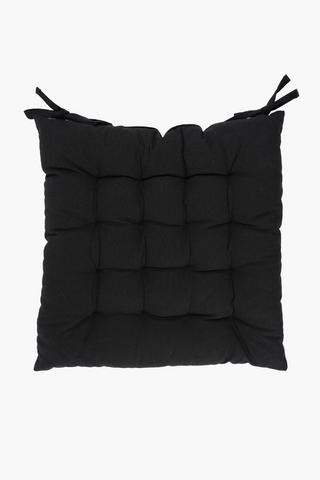 Plain Cotton Chair Pad, 50x50cm