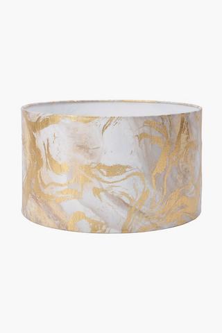 Printed Saharan Drum Lamp Shade, 43x50cm