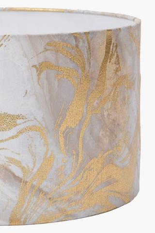 Printed Saharan Drum Lamp Shade, 43x50cm