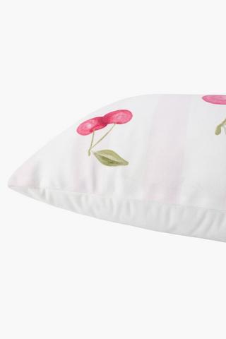 Cherry Script Scatter Cushion, 30x50cm