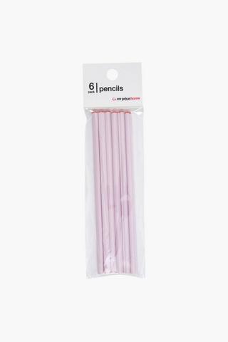 6 Pack Hearts Pencil