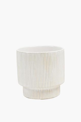 Pin Stripe Planter,12x14cm