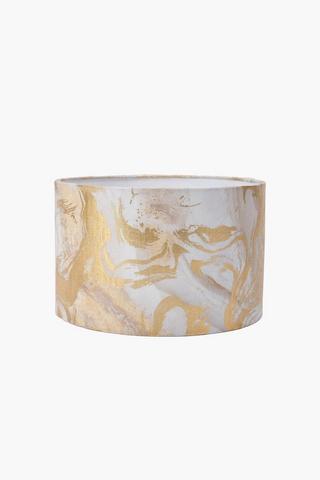 Printed Saharan Drum Lamp Shade, 31x20cm