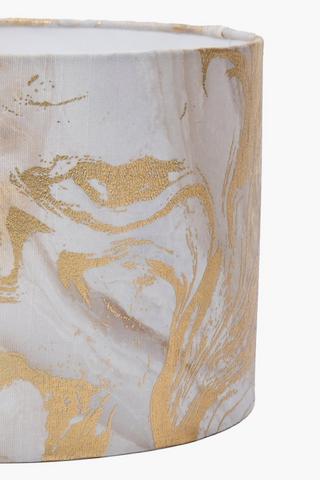 Printed Saharan Drum Lamp Shade, 31x20cm