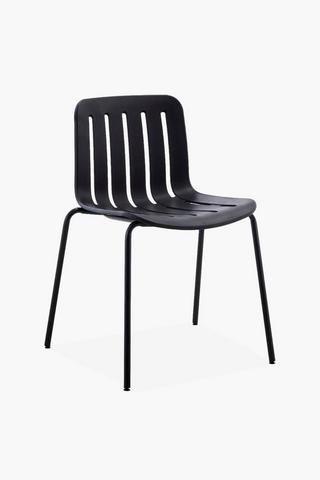 Rich Slatted Dining Chair