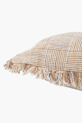 Textured Mingle Blocks Scatter Cushion, 60x60cm