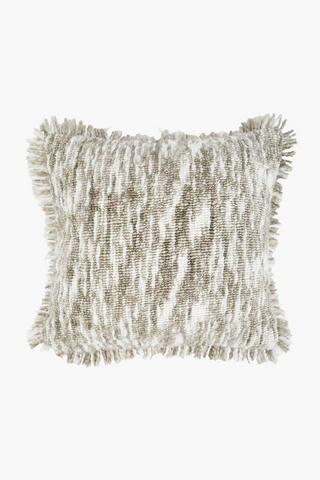 Tufted Fringe Scatter Cushion, 50x50cm