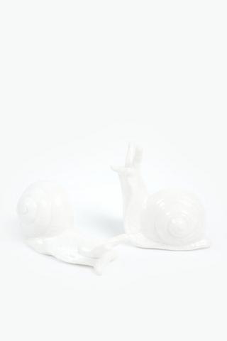 Assorted Ceramic Snail Statue, 4x6cm