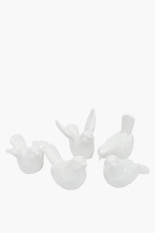 Assorted Ceramic Bird Statue, 4x6cm