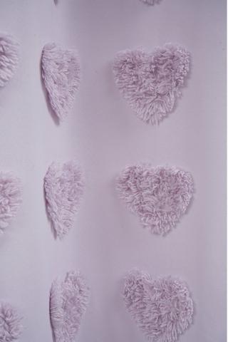 Eyelet Tufted Heart Curtain, 140x225cm
