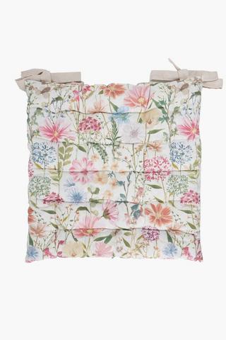 Printed Haltia Cotton Chairpad, 40x40cm