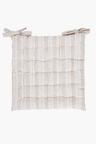 Printed Haltia Cotton Chairpad, 40x40cm