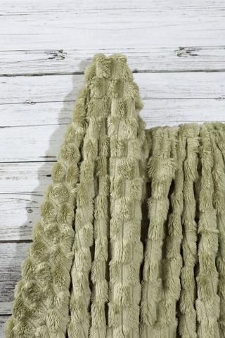 Block Coral Fleece Blanket, 200x250cm
