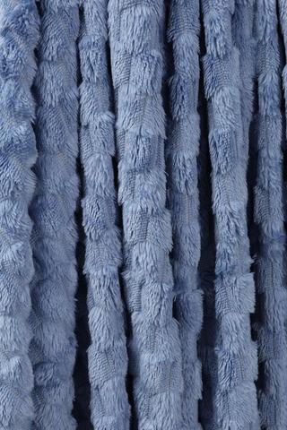 Block Coral Fleece Blanket, 180x200cm