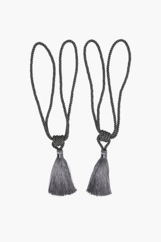 2 Pack Basic Knot Curtain Tiebacks