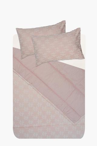 Soft Touch Clipped Bows Comforter Set
