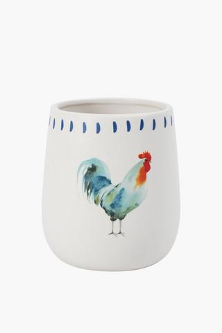 Haltia  Rooster Utensil Holder